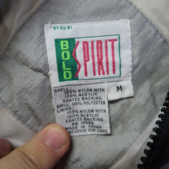 Bolo Spirit Zip Up Nylon Soft Windbreaker Jacket - Picture 3 of 5